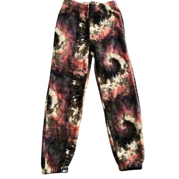 T&B Sleepwear Top and Joggers M (8/10) Girls Tie Dye Loungewear SOFT Cozy Warm - Picture 3 of 8